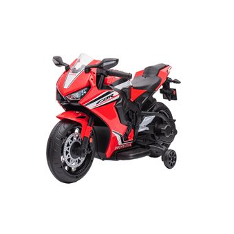 Véhicule électrique pour enfant Turbo Challenge Moto Honda CBR1000RR Noir et Rouge - 1