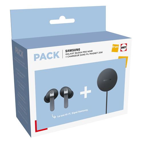 Pack Écouteurs Sans Fil SAMSUNG Buds4 Pro – Réduction de Bruit Active, Charge Induction 25W - vue 1