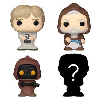 Pack de 4 figurines Funko Bitty Pop Star Wars Luke