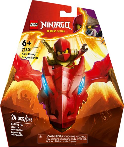 LEGO® NINJAGO® 71801 L’attaque du dragon rebelle de Kai