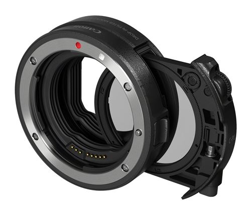 Bague d'adaptation Canon pour objectif EF et EF-S avec Filtre polarisant circulaire insérable sur boitier EOS R - Canon