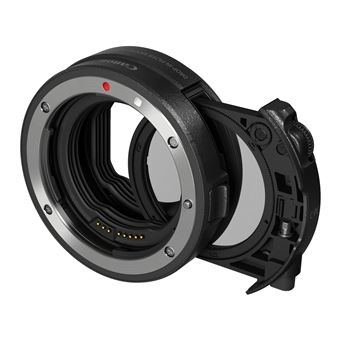 Bague d'adaptation Canon pour objectif EF et EF-S avec Filtre polarisant circulaire insérable sur boitier EOS R - 1