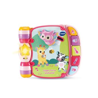 Jeu d'éveil Vtech Super livre enchanté des Baby loulous Rose