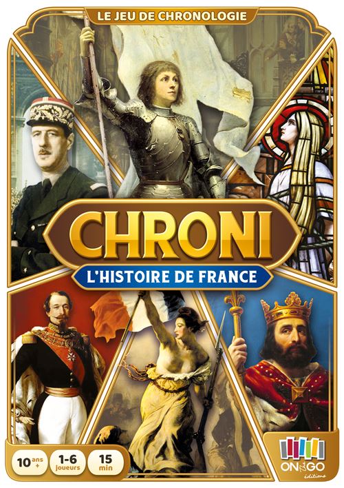 Jeu de société On the go editions Chroni 'Histoire du France