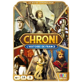 Jeu de société On the go editions Chroni L'Histoire du France