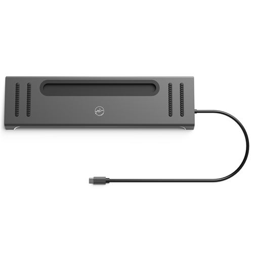 Dock USB-C 12 en 1 avec 2 HDMI Mobility Lab 100 W Gris