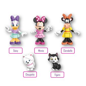 Pack 5 figurines articulées Minnie 7,5 cm