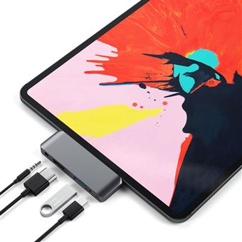 Adaptateur Satechi Hub USB Type-C Mobile Pro Gris Sidéral - 1