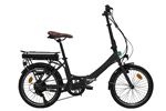 Vélo à assistance électrique Carratt Pliant E-2000RM 250 W Noir et Marron