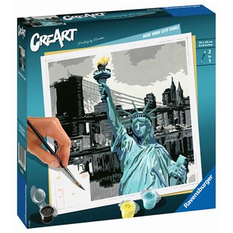 Peinture au numéro Ravensburger Creart Format carré New York City