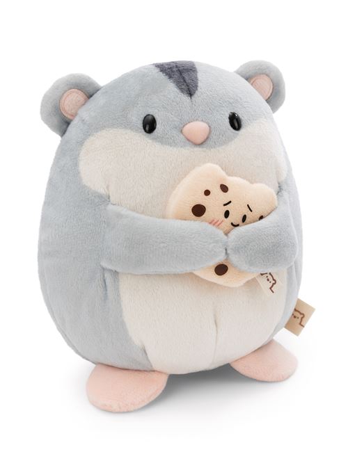Nici Multicolore Peluche Hamster Shai Avec Biscuit 16 Cm