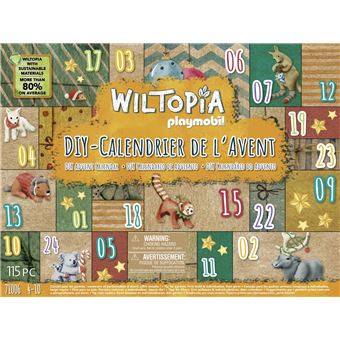 Playmobil Calendrier de l'Avent 71006 Tour du monde animaux DIY