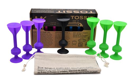 Jeu D'Adresse Gigamic Tossit Violet Et Vert