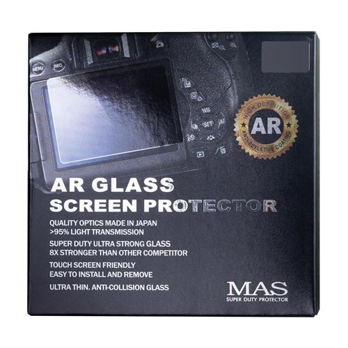 Protection d'écran en verre trempé avec Anti Reflet Mas pour appareil photo Sony A7C A7SIII A7RIV et ZV 1 R10IV