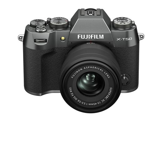 Kit Appareil photo hybride Fujifilm X-T50 Argent anthracite + XC15-45mm