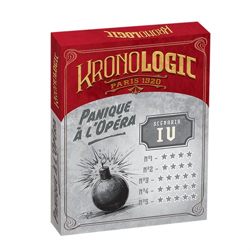 Jeu d'enquête Origames Kronologic Paris 1920 Extension Panique à l'Opéra - Origames