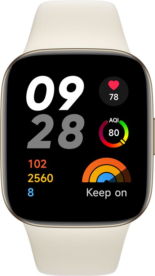 Montre connectée Xiaomi Redmi Watch 3 44 mm Blanc