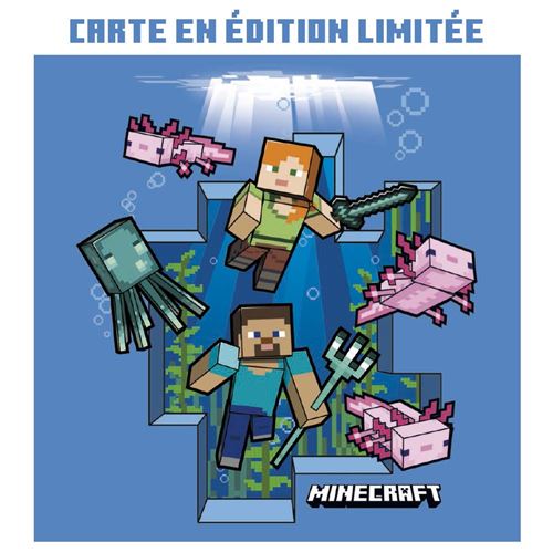 Panini Minecraft Sammelalbum – 48 Seiten Mit 256 Aufklebern & 5 Limited Cards