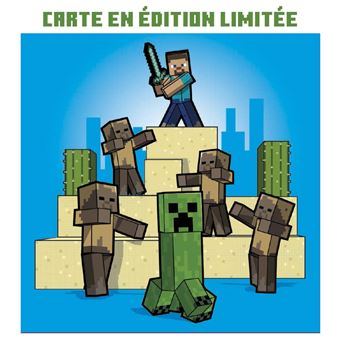 Panini Minecraft Sammelalbum – Mit 256 Aufklebern & 5 Limitierten Karten