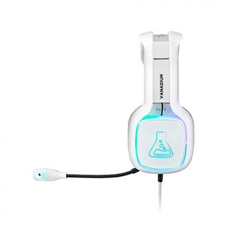 Casque Gaming filaire RGB The G-Lab Korp Vanadium Blanc