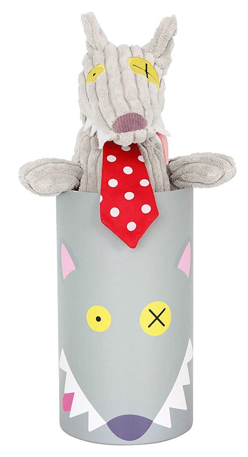 Les déglingos simply bigbos le loup peluche gris 23 cm