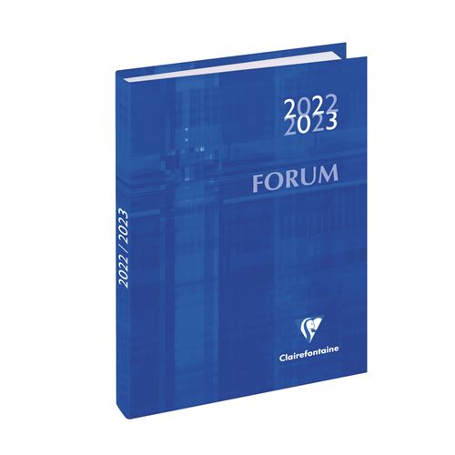 Agenda journalier Exacompta 2022 2023 Forum Office Metric Modèle aléatoire