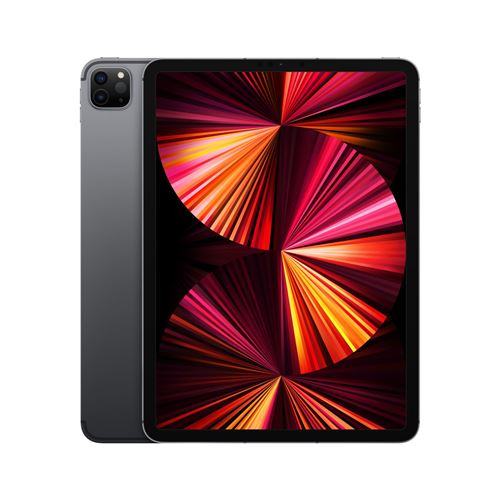Tablette tactile iPad Pro 11" Puce Apple M1 256 Go Wifi + Cellular 3e génération Gris sidéral Mi 2021