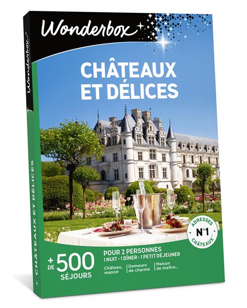 Coffret cadeau Wonderbox Châteaux & délices Edition 2025