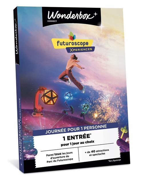 Coffret cadeau Tick’nBox 1 entrée adulte pour 1 journée au Futuroscope