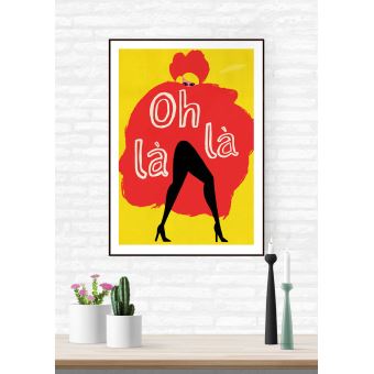 Affiche Sergeant Paper Oh La La 30x42 cm Edition limitée signée