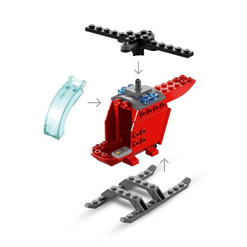 L'hélicoptère des pompiers - LEGO® City - 60318 - Jeux de construction