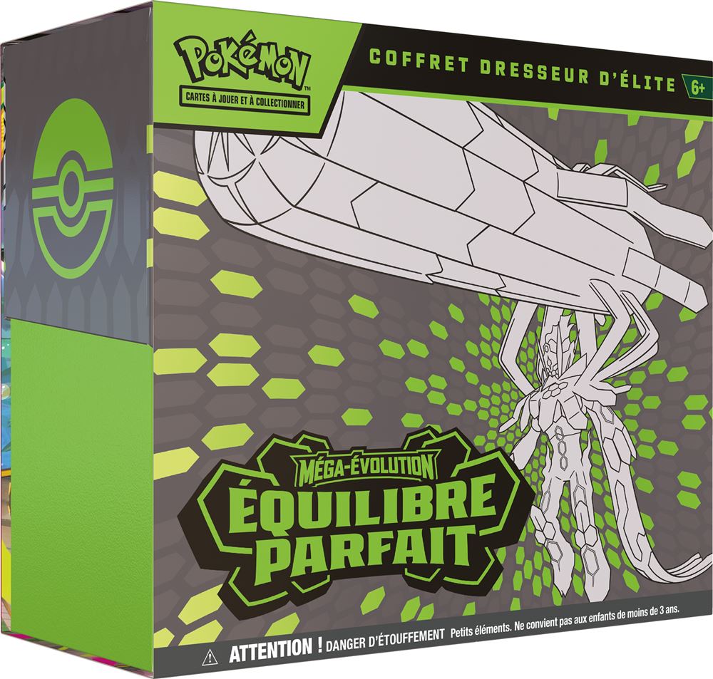 Pokémon TCG Elite Trainer Box – 9 Boosters, Carte Holo, 65 Protège-cartes, Dés Et Code Pokémon Live