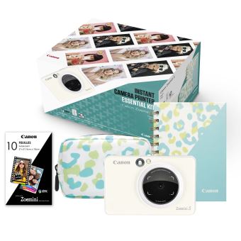 Pack Appareil photo instantané et imprimante portable Canon Zoemini S Blanc Exclusivité Fnac - 1
