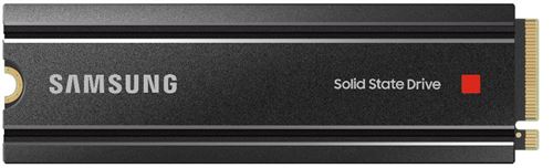 Disque SSD Interne Samsung 980 Pro avec dissipateur Thermique MZ-V8P1T0CW NVMe M.2 1 To Noir