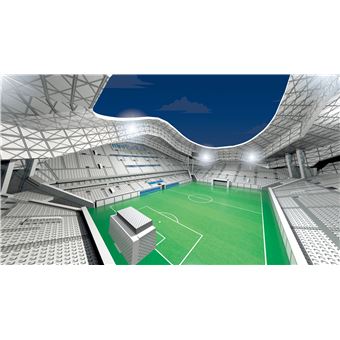 Puzzle Megableu Stade 3D Orange Vélodrome Olympique de Marseille Version  LED - Puzzle