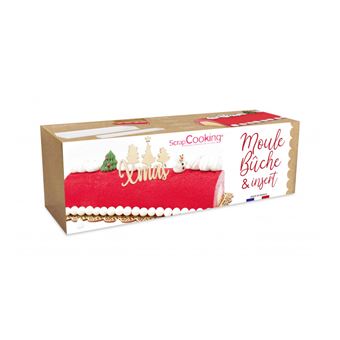 Moule bûche Scrapcooking et insert réutilisable - 1