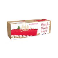 Moule à Pâtisserie bûche De Noël 30cm Inox Argent - Plat / moule - Achat &  prix