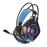 Micro-casque Gaming Rétro-éclairé Alpha Omega Players Dragon C29 Noir et bleu pour PC, PS4, Xbox One et Nintendo Switch_0