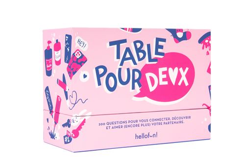Jeu d'ambiance Hellofun Table pour deux - Hellofun