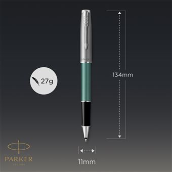 PARKER Sonnet Essentiel Stylo roller, Vert, Recharge noire pointe fine,  Coffret cadeau