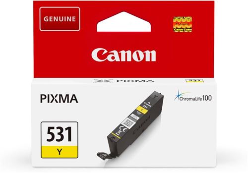 Cartouche d'encre Canon Pixma Chroma Life 100 TS8750 S/BL Jaune