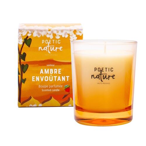 Bougie Poetic Nature Ambre envoûtant 180g
