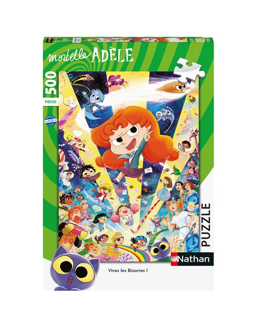 Ravensburger Mortelle Adele Vives les Bizarres 500 pcs - vue 2