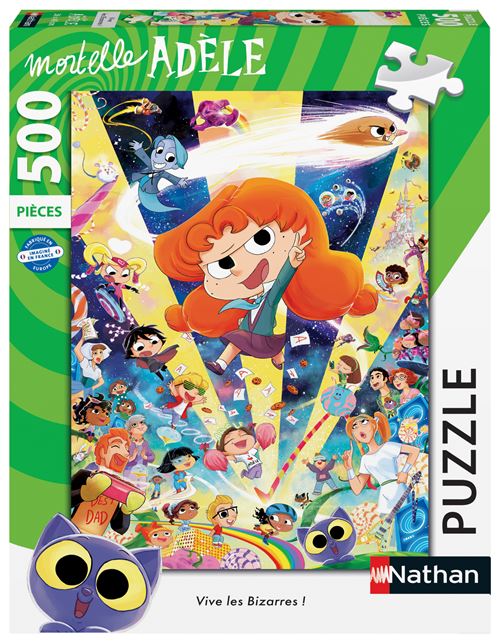 Ravensburger Mortelle Adele Vives les Bizarres 500 pcs - vue 3