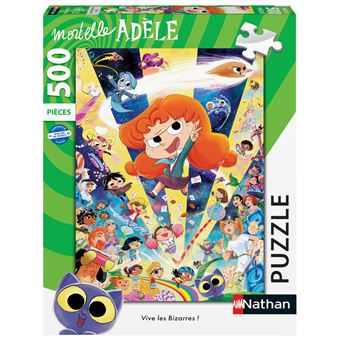 Puzzle Nathan La reine des bêtises Mortelle Adèle 500 pièces - 1