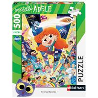 Puzzle 500 pièces Nathan La reine des bêtises Mortelle Adèle