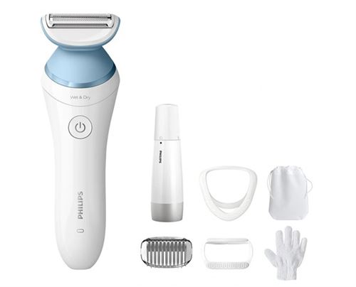 Rasoir Féminin Philips Series 8000 Brl166/91 Blanc Et Bleu