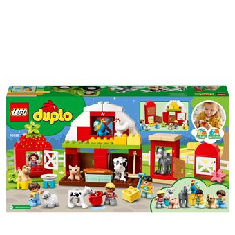 LEGO® 10950 DUPLO® Town Le Tracteur et Les Animaux Jouet avec