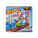 Circuit et véhicule Hot Wheels Cascade Grand Huit 2 pistes