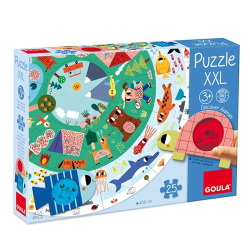 Goula Puzzle Xxl Animaux 25 Pièces
